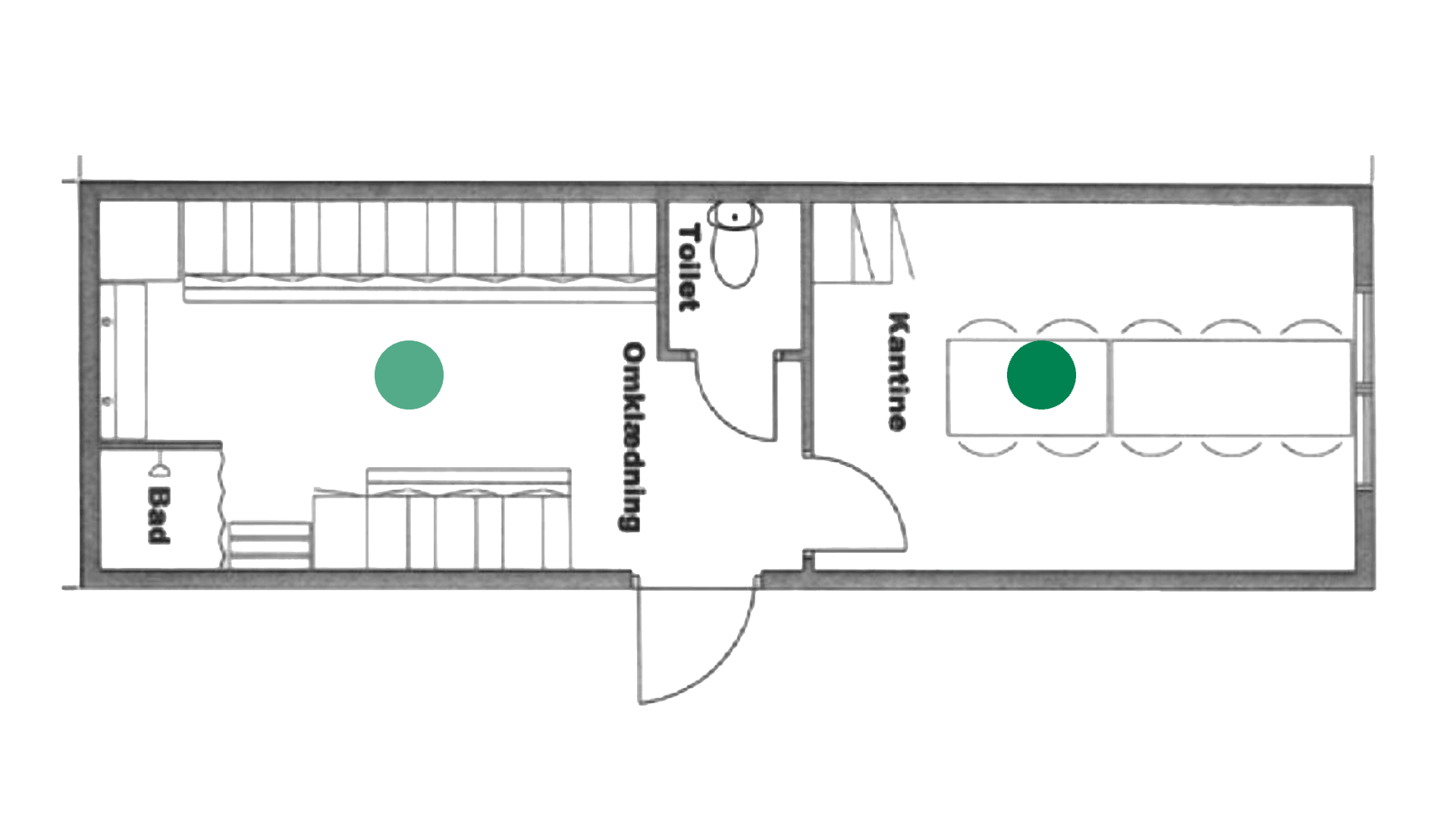 10 pers. Mandskabsmodul S Venstre