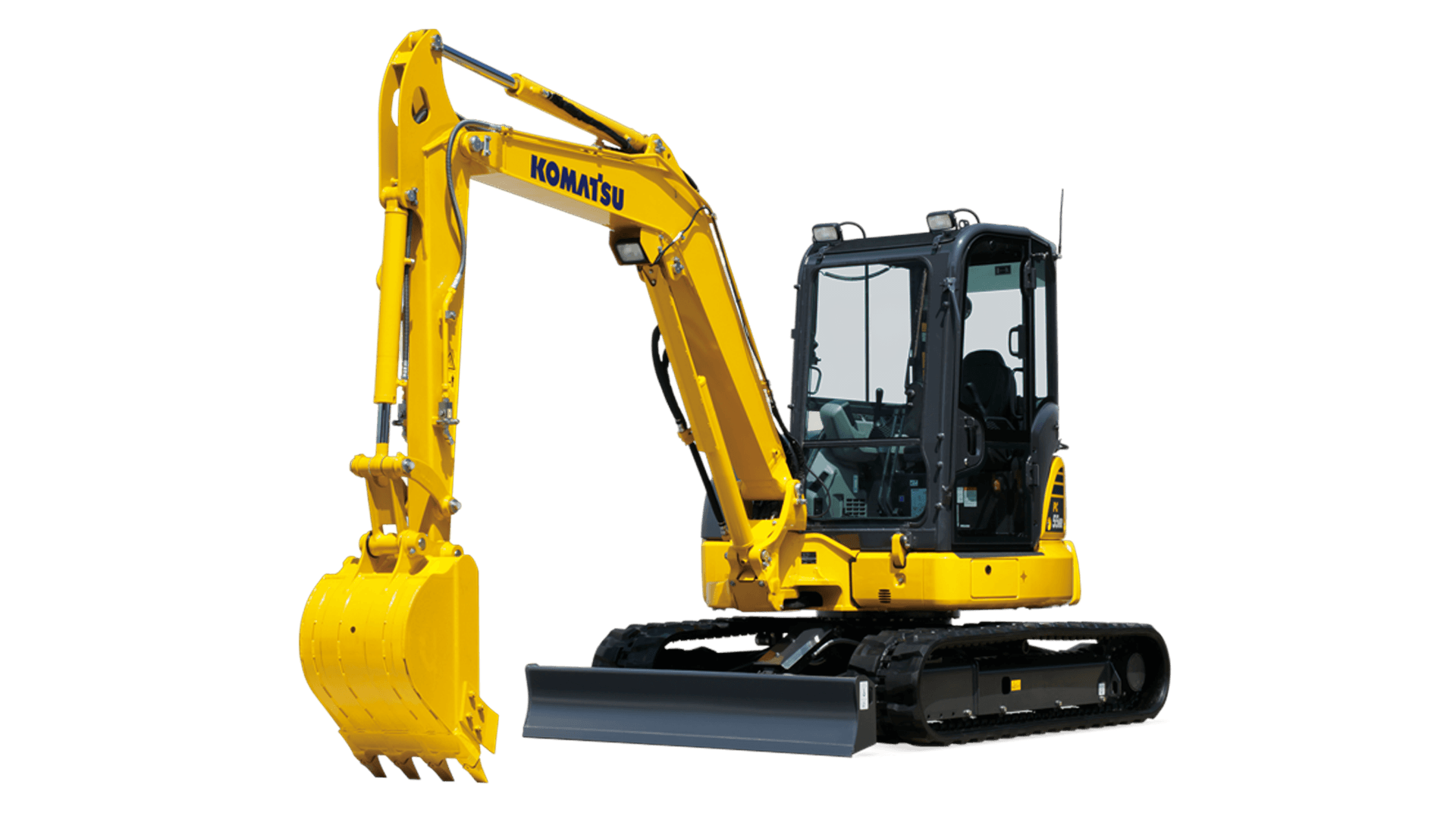 Gravemaskine 5T med fast rotortilt