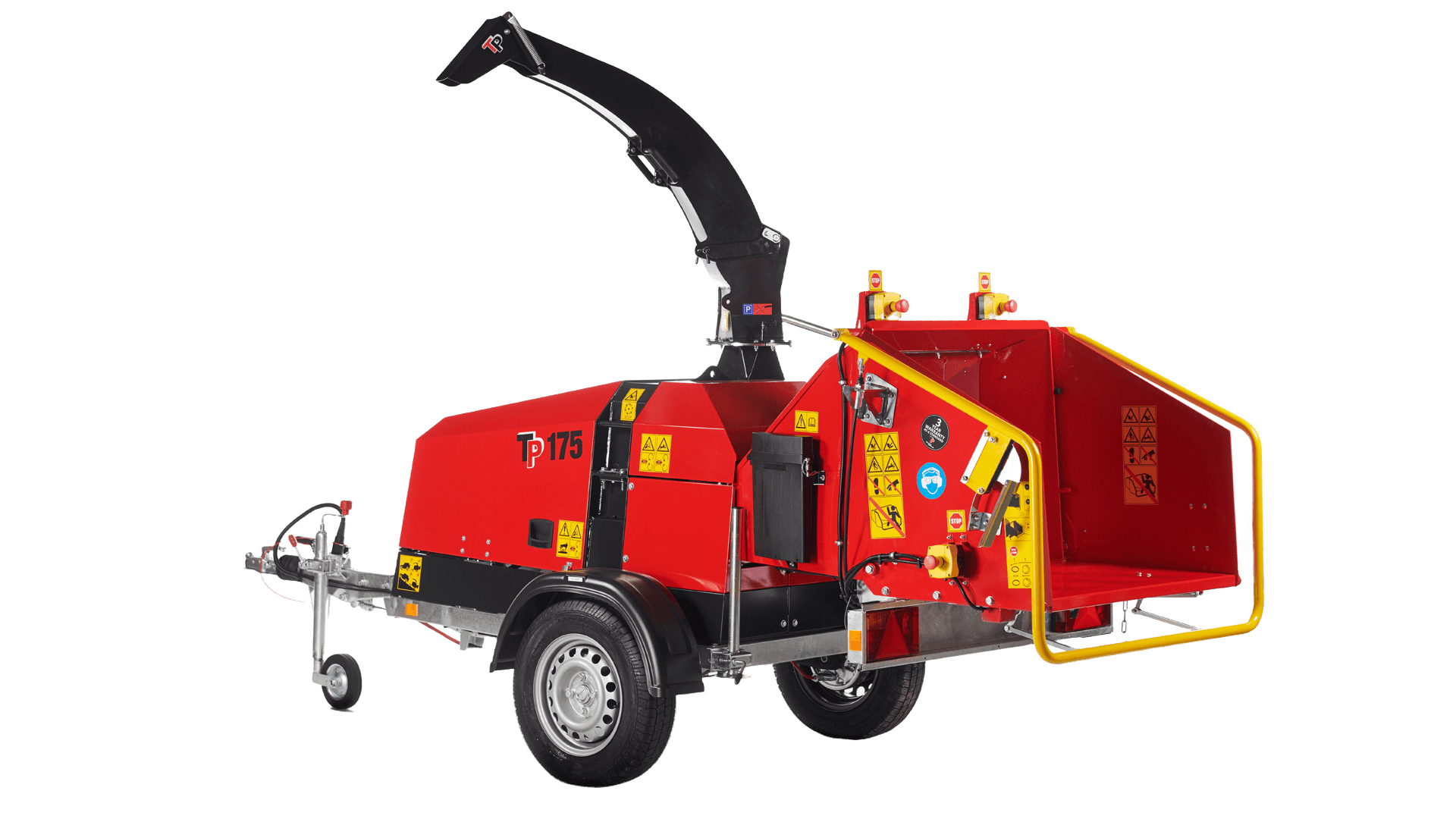 Wood Chipper, Trailermounted 6"- 7"