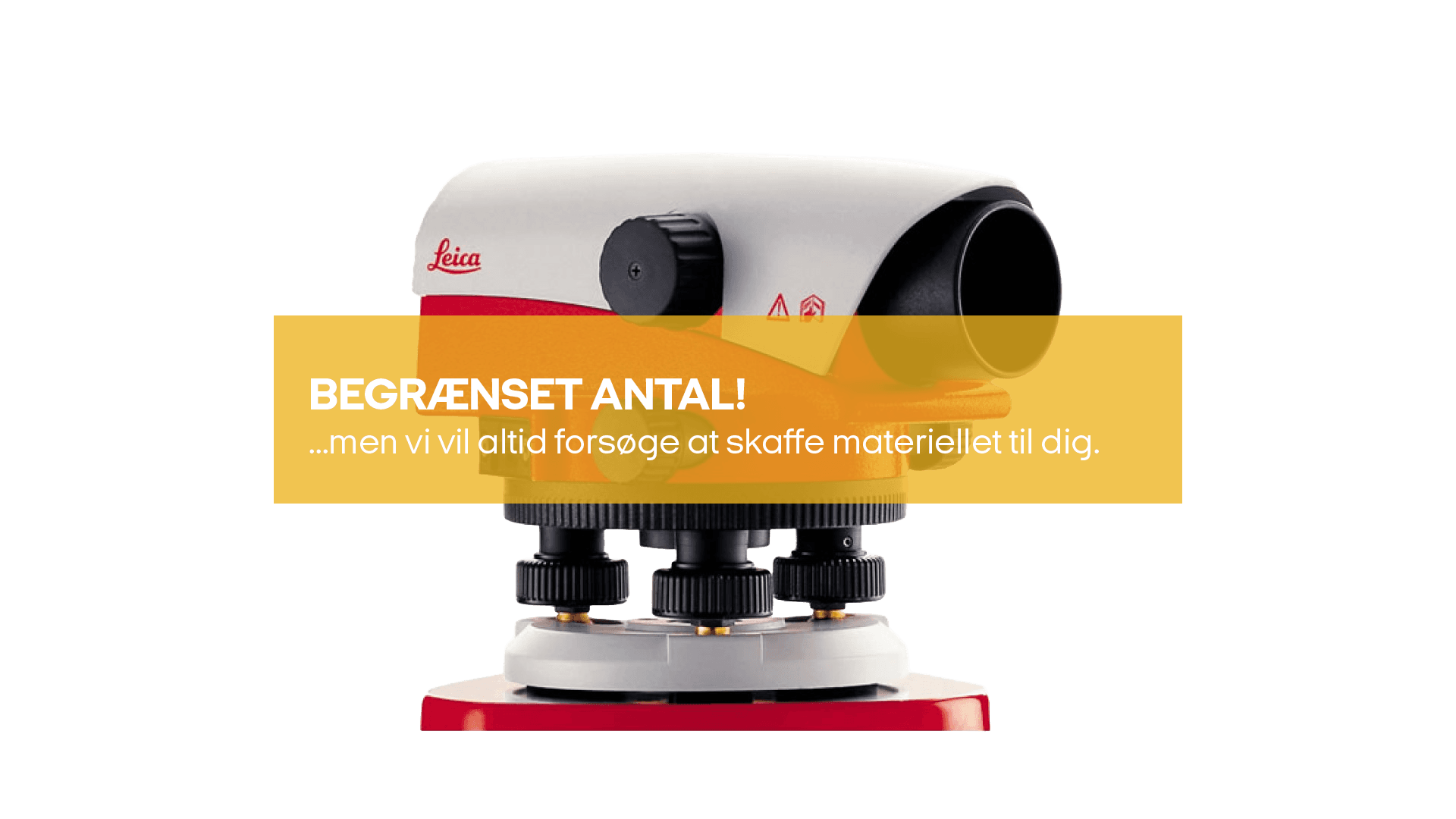 Nivelleringsinstrument (begrænset antal - kun i udvalgte afd.)*