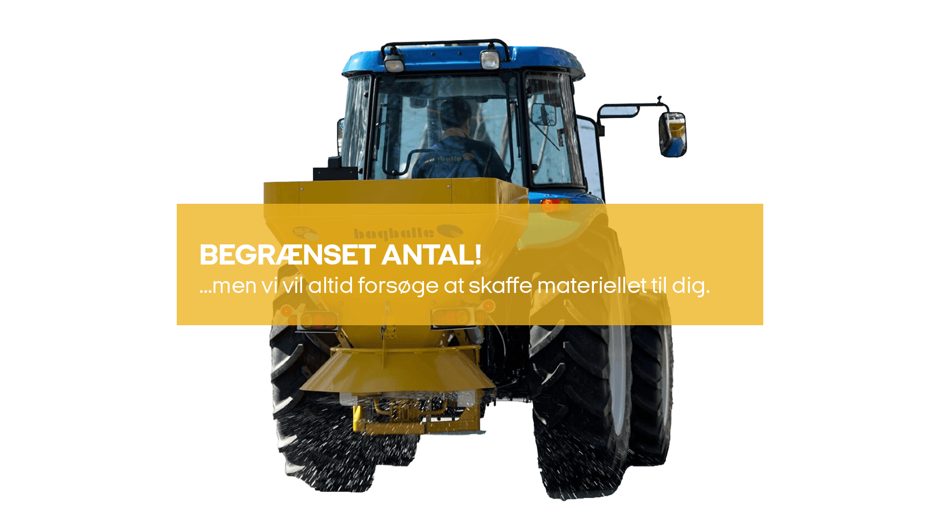 Saltspreder traktor 1000 L (begrænset antal - kun i udvalgte afd.)*