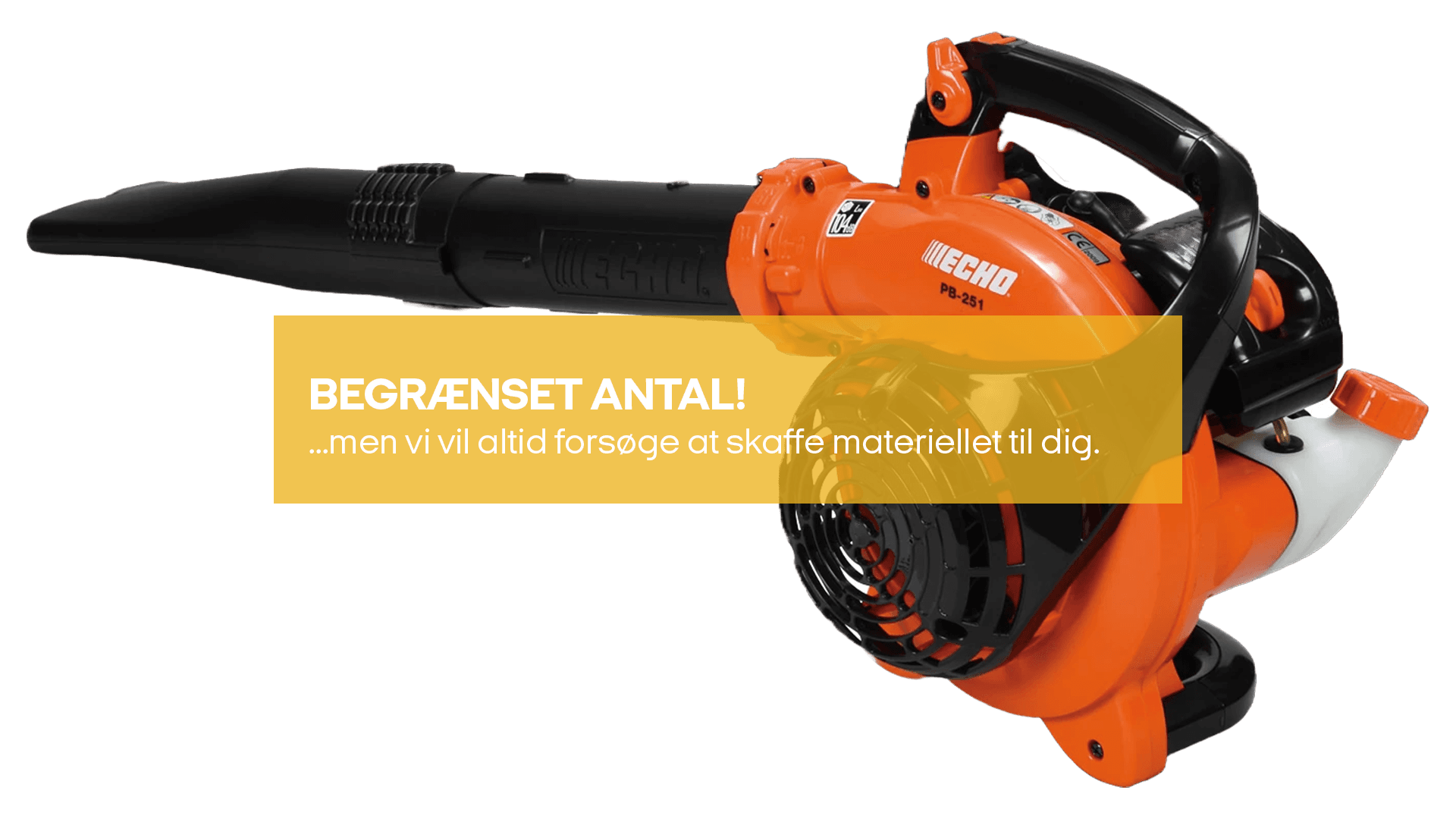 Løvblæser benzin (begrænset antal - kun i udvalgte afd.)*