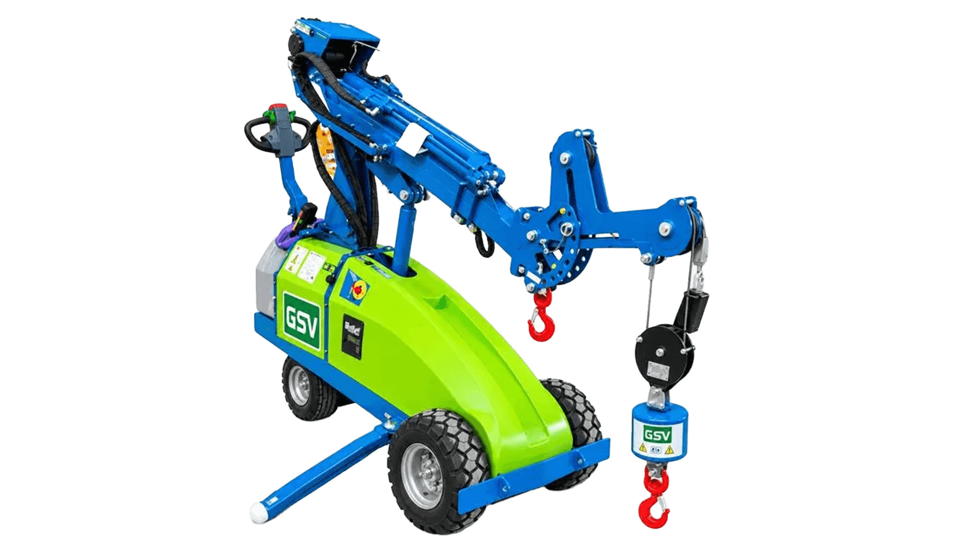 Pick & Carry kran, 1.0T, Batteri