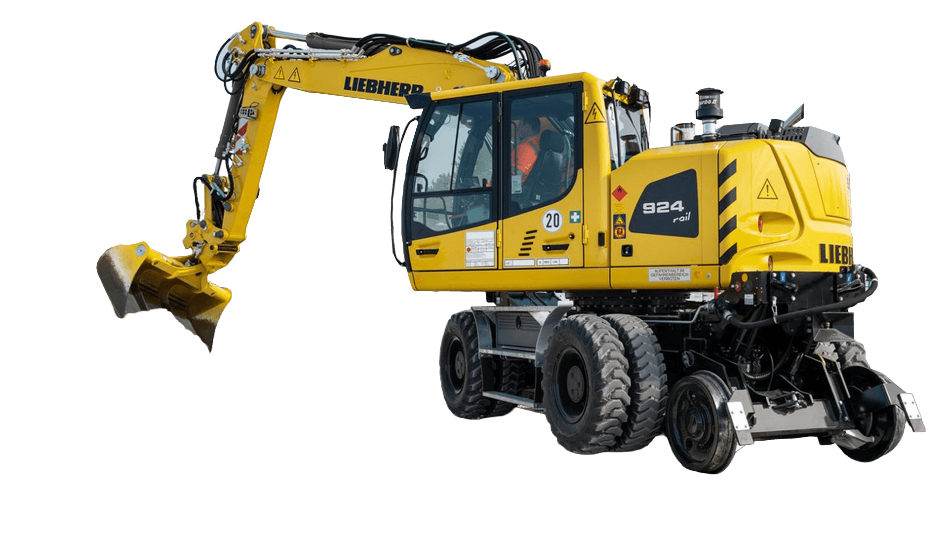 Gravemaskine m/ skinnehjul RAIL 23 - 27T (begrænset antal - kun i udvalgte afd.)*