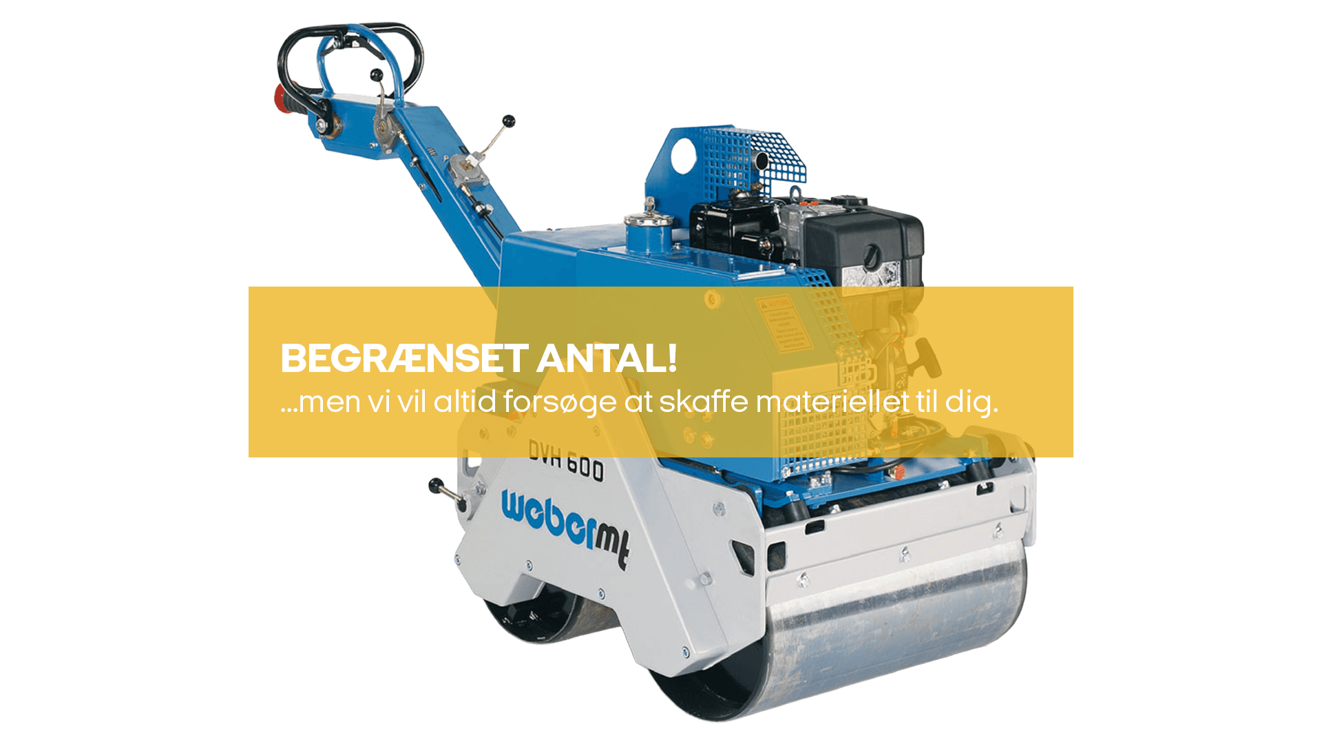 Stangtromle 2 valset 330 - 420 kg (begrænset antal - kun i udvalgte afd.)*