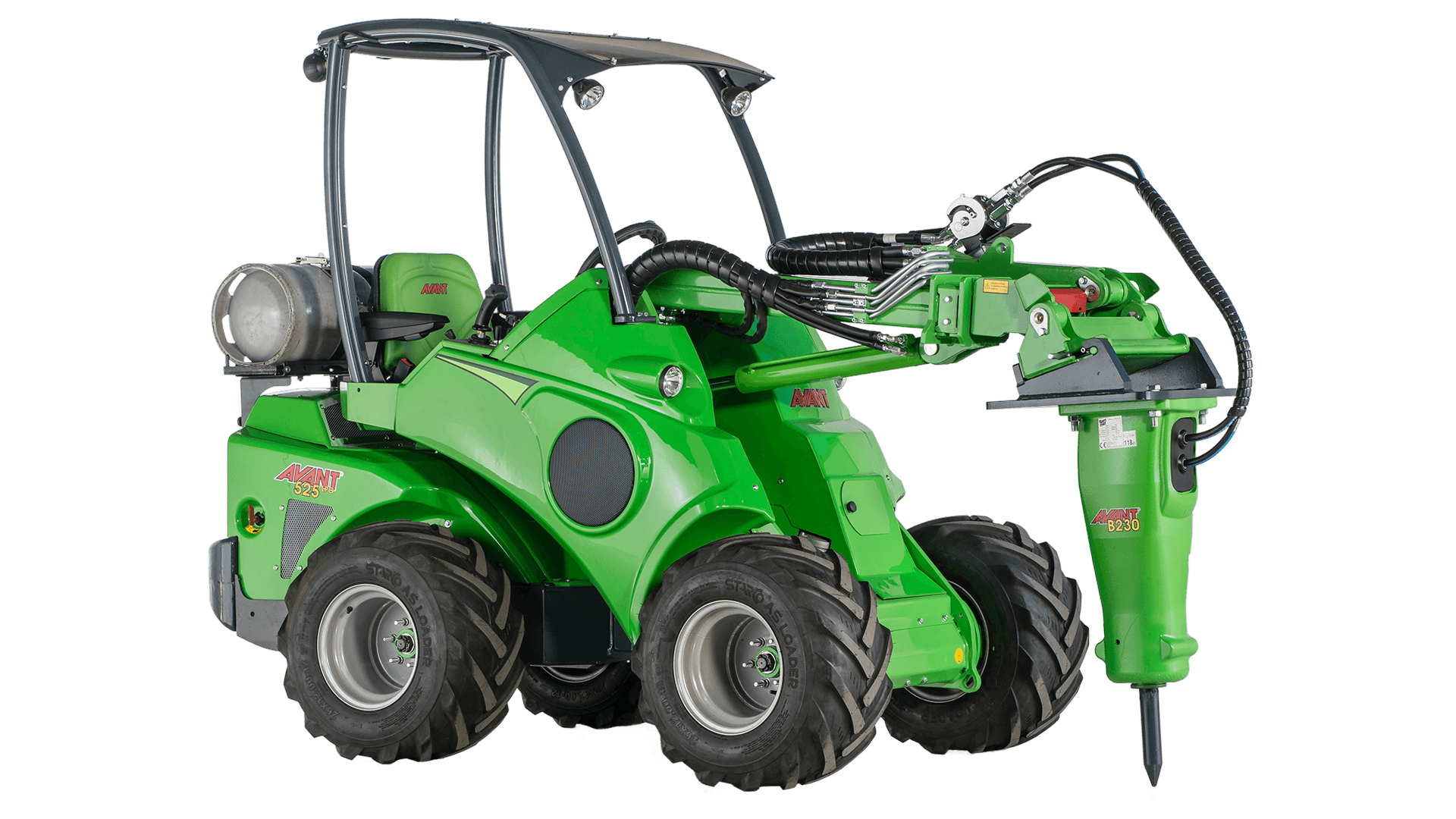 Gummiged 1,2 T u. hus på gas (begrænset antal - kun i udvalgte afd.)*