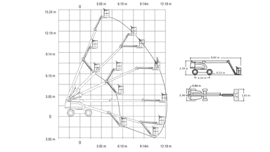 Bomlift Ligearm Diesel 16m 4x4