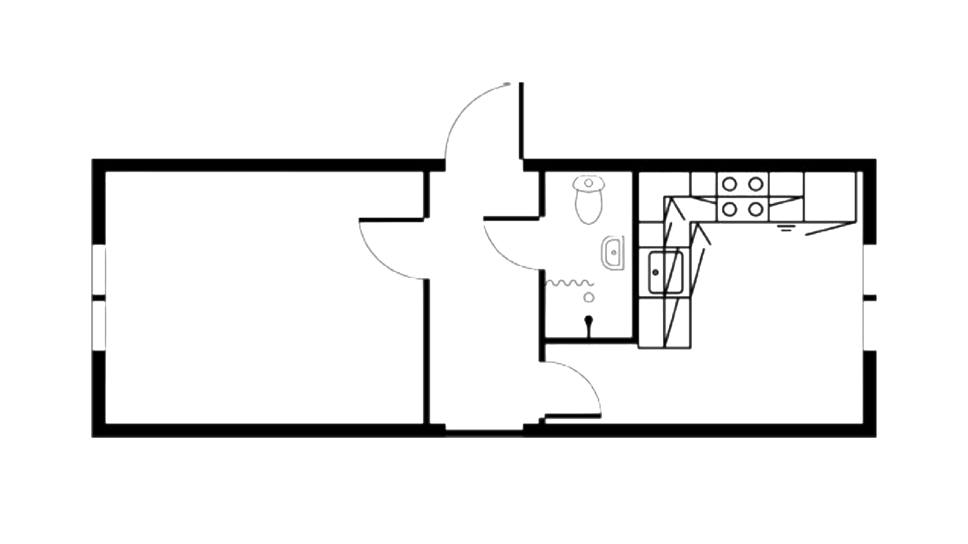 Formandsmodul m. stort køkken