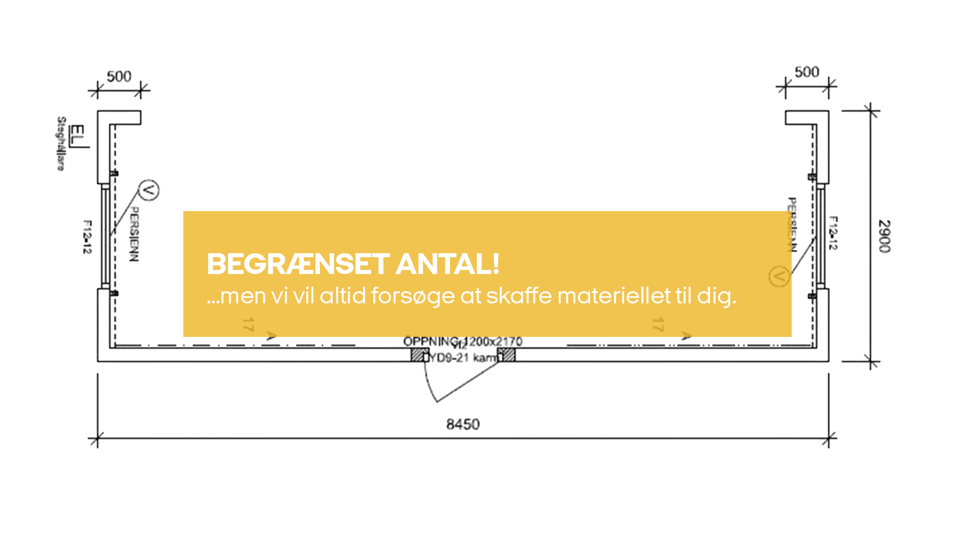 Storrumsmodul ECO m. højre langside (begrænset antal - kun i udvalgte afd.)*