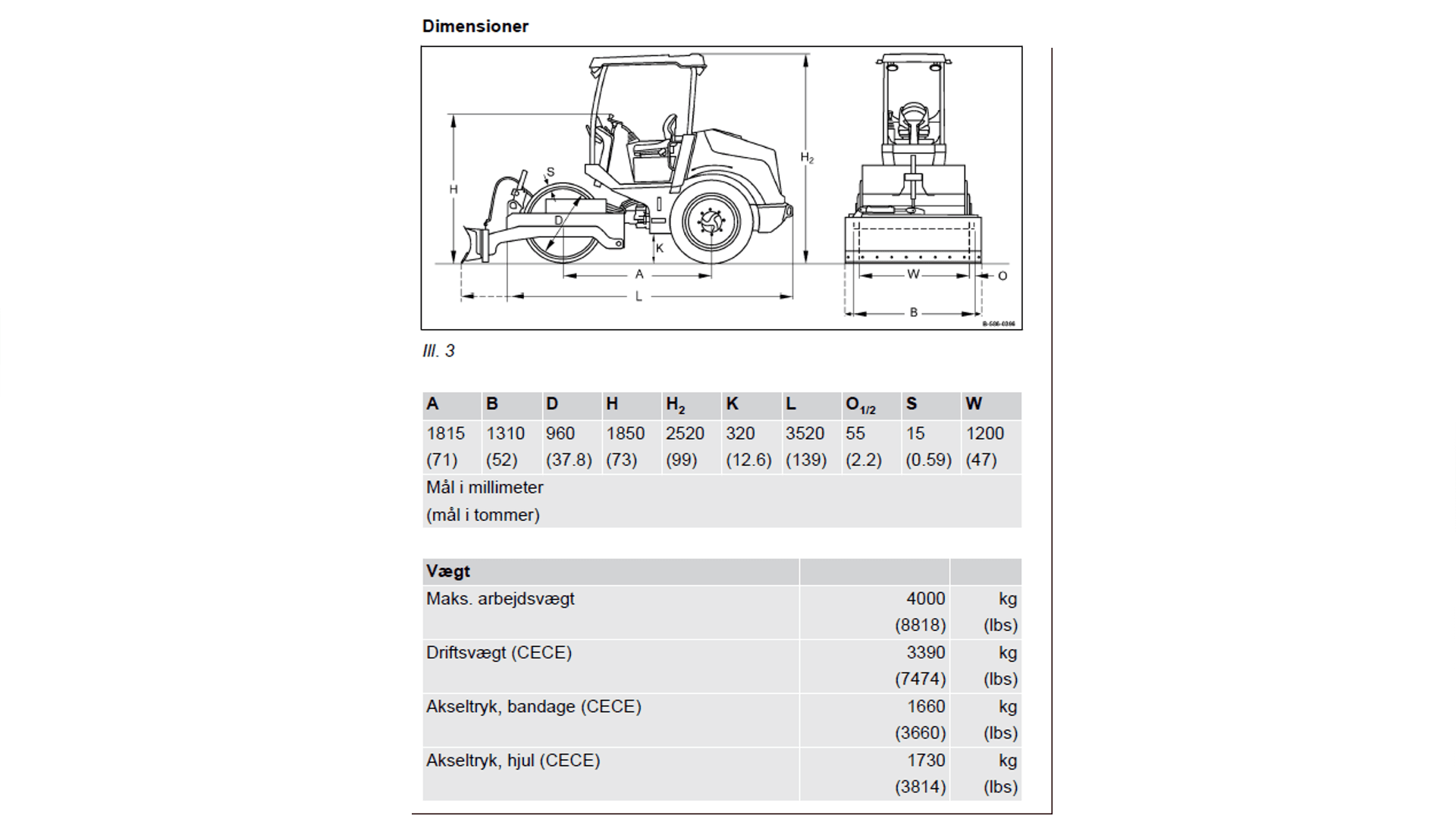 Råjordskompaktor 3,7 T