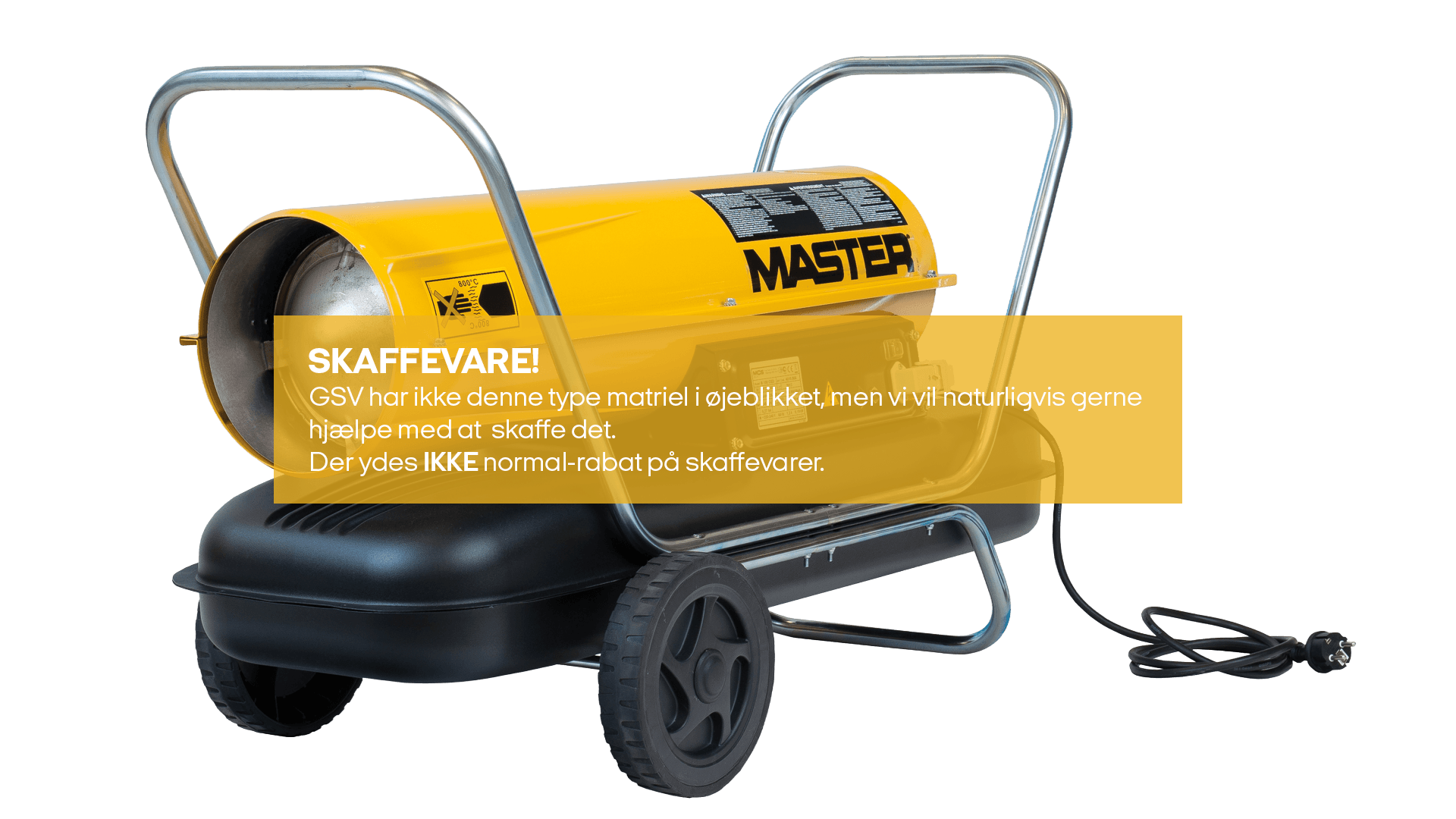 Varmekanon Petroleum /Diesel (skaffevare! - ikke i standard sortiment)*