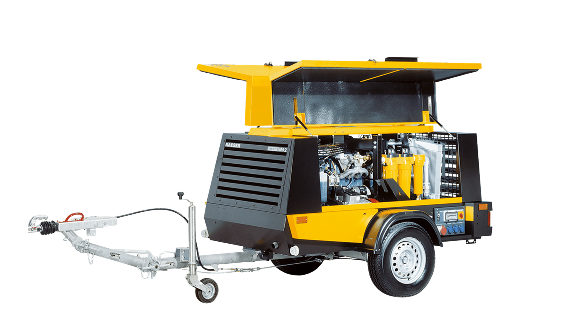 Kompressor 11 m3 10 bar m. efterk Trailermontere