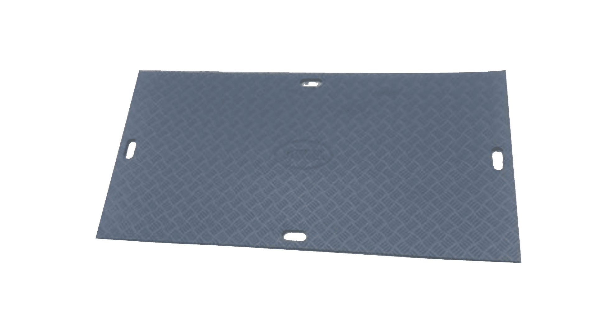 Køreplade - plast 1.2x2.4m max 60 tons (Gul)