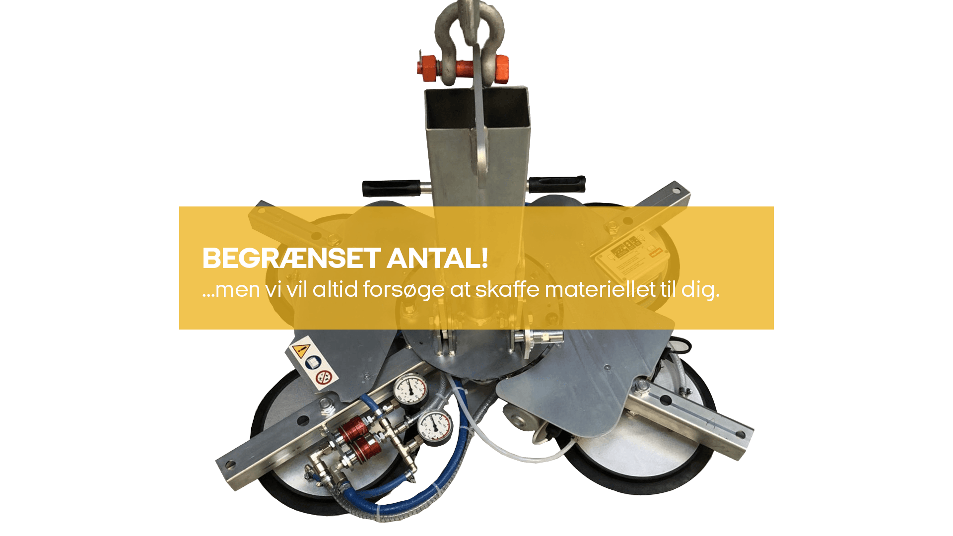 Vakuumåg AL-Glass 600-4 600 kg ø 300 mm (begrænset antal - kun i udvalgte afd.)*
