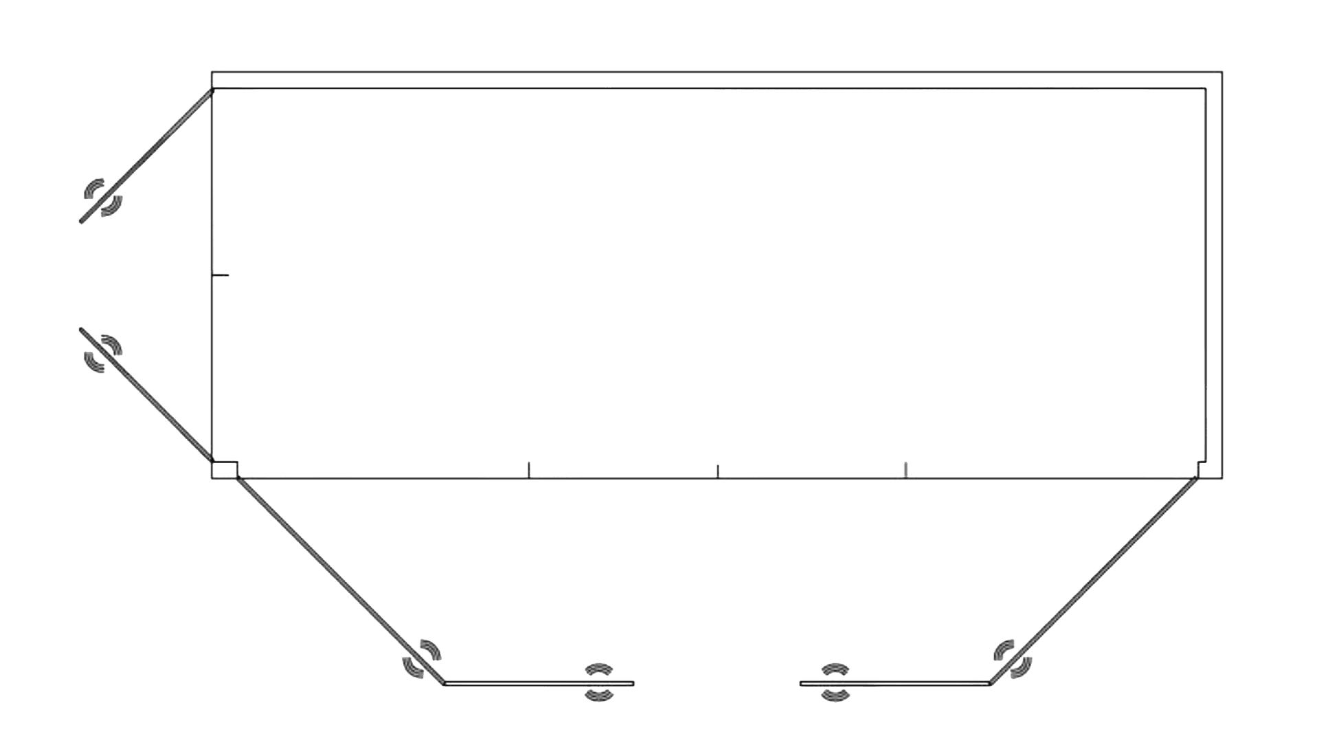 Container 20'' m/ gavl & sideåbning