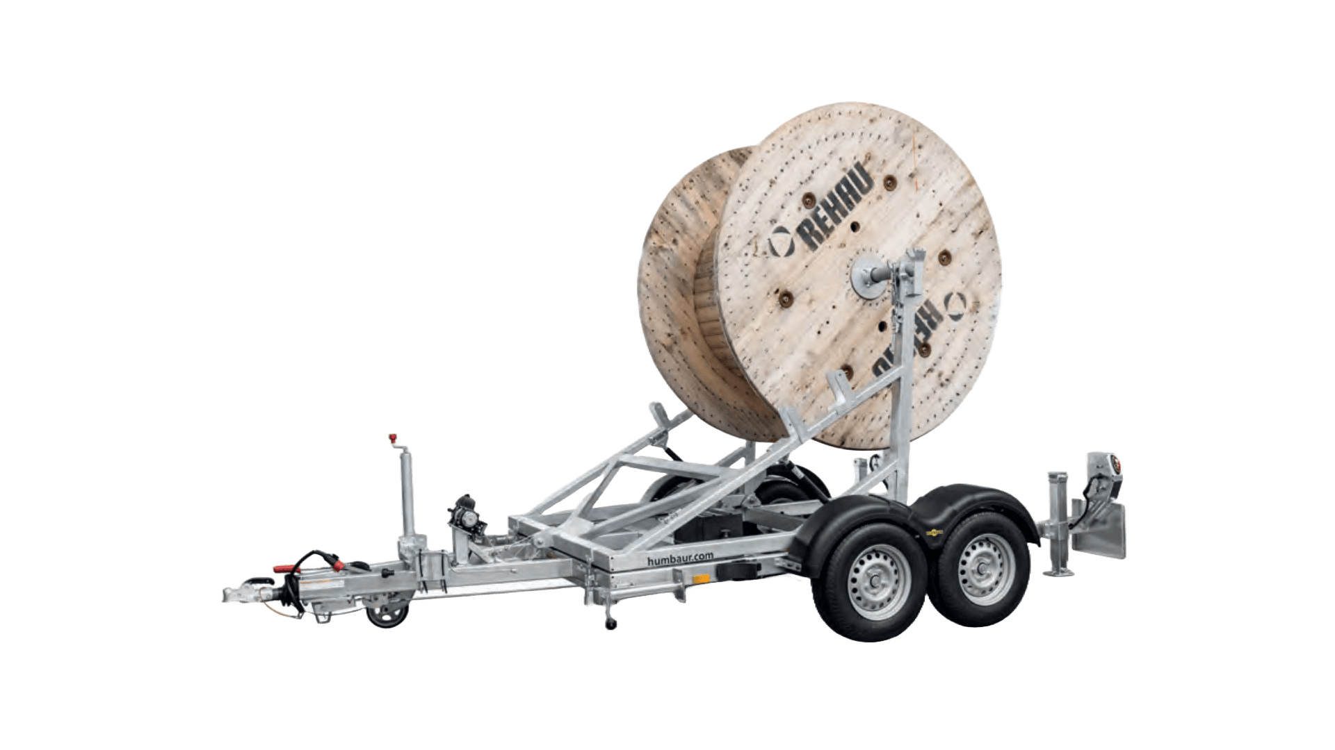 Kabelvogn - indreg. m el-spil