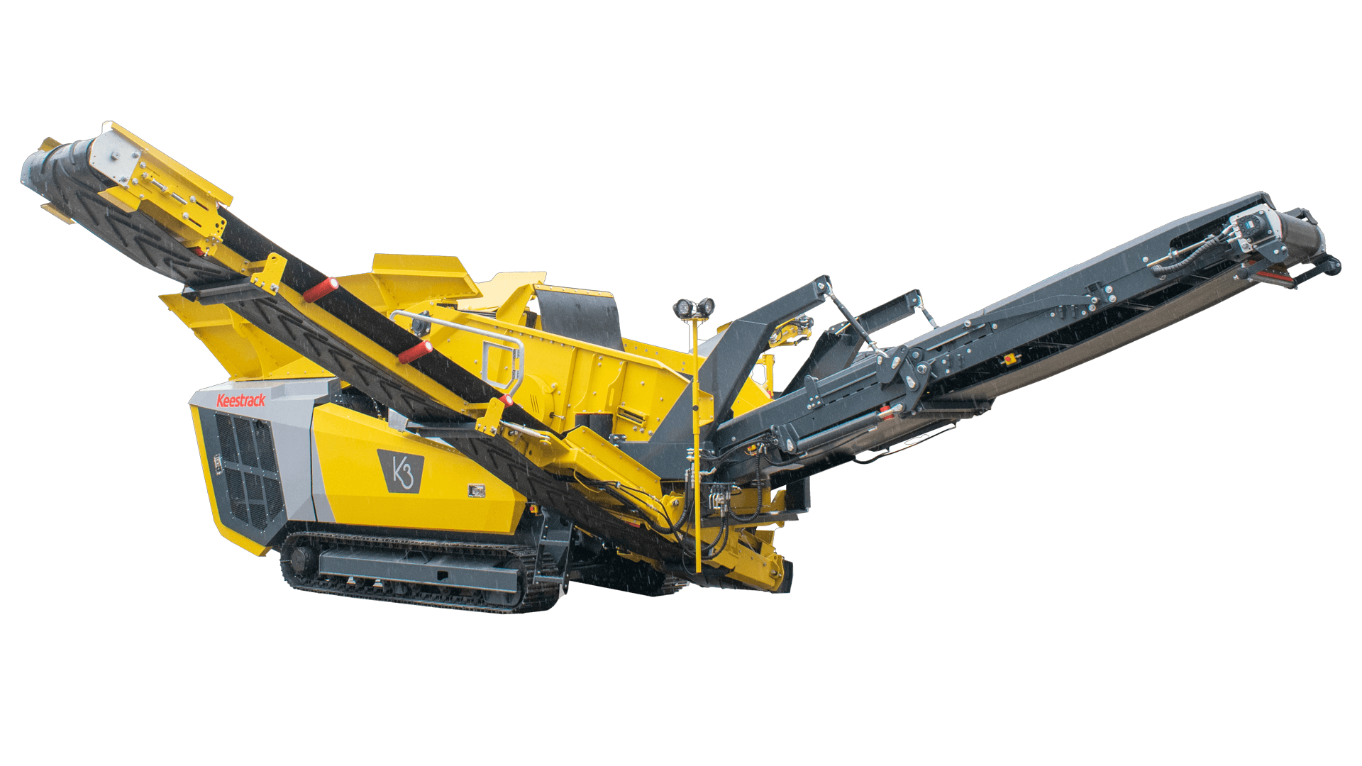 Sorteringsanlæg på bælter, 250t/h, diesel (skaffevare! - ikke i standart sortiment)*