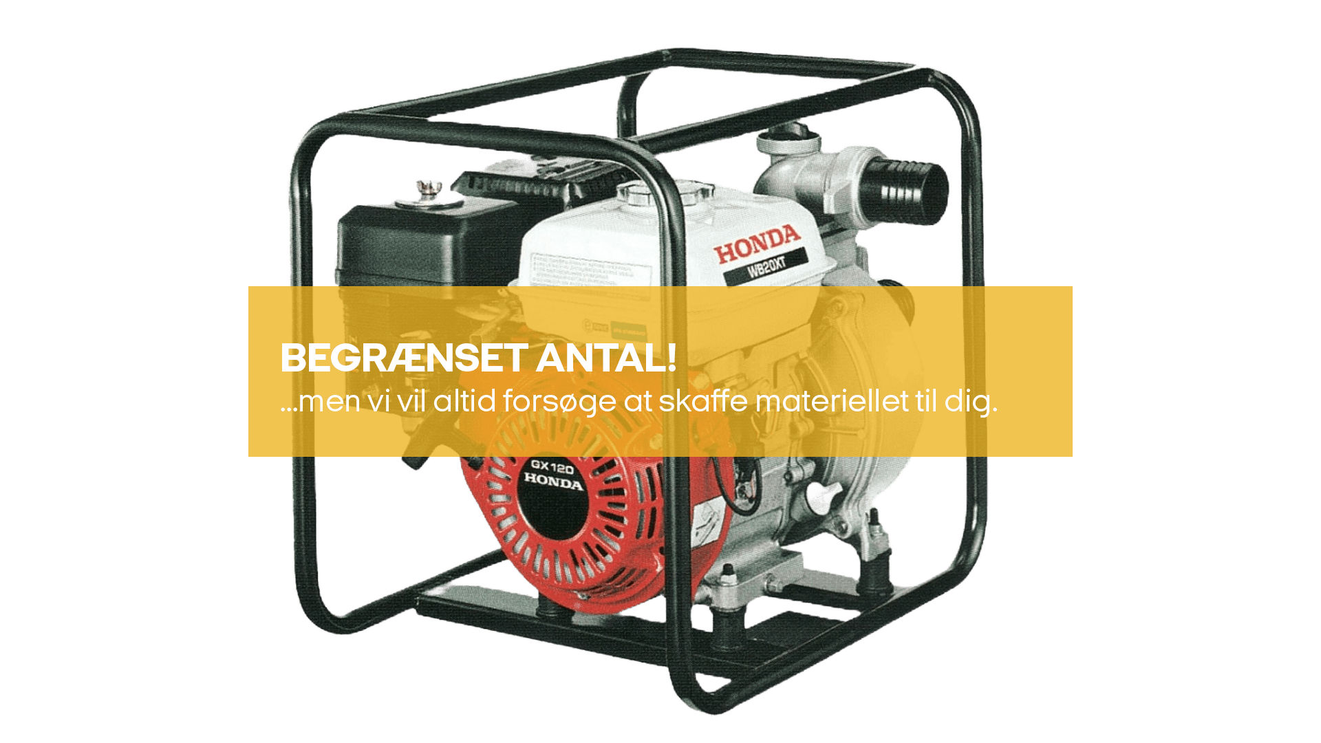 Motorpumpe 2" benzin (begrænset antal - kun i udvalgte afd.)*