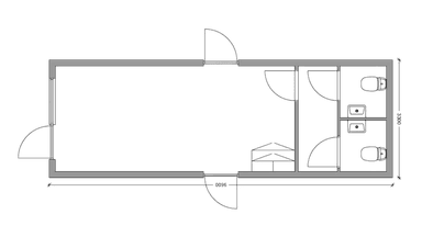 Entre modul m. 2 toiletter Maxi