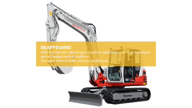 Crawler Excavator, 8.0-9.0 T, Diesel H/S Stop