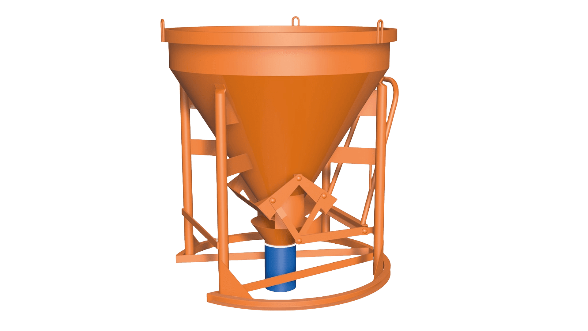 Betonspande - materialebakker