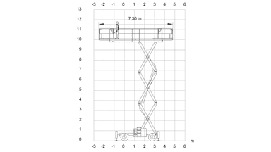 Saxlift Diesel 12m 4x4