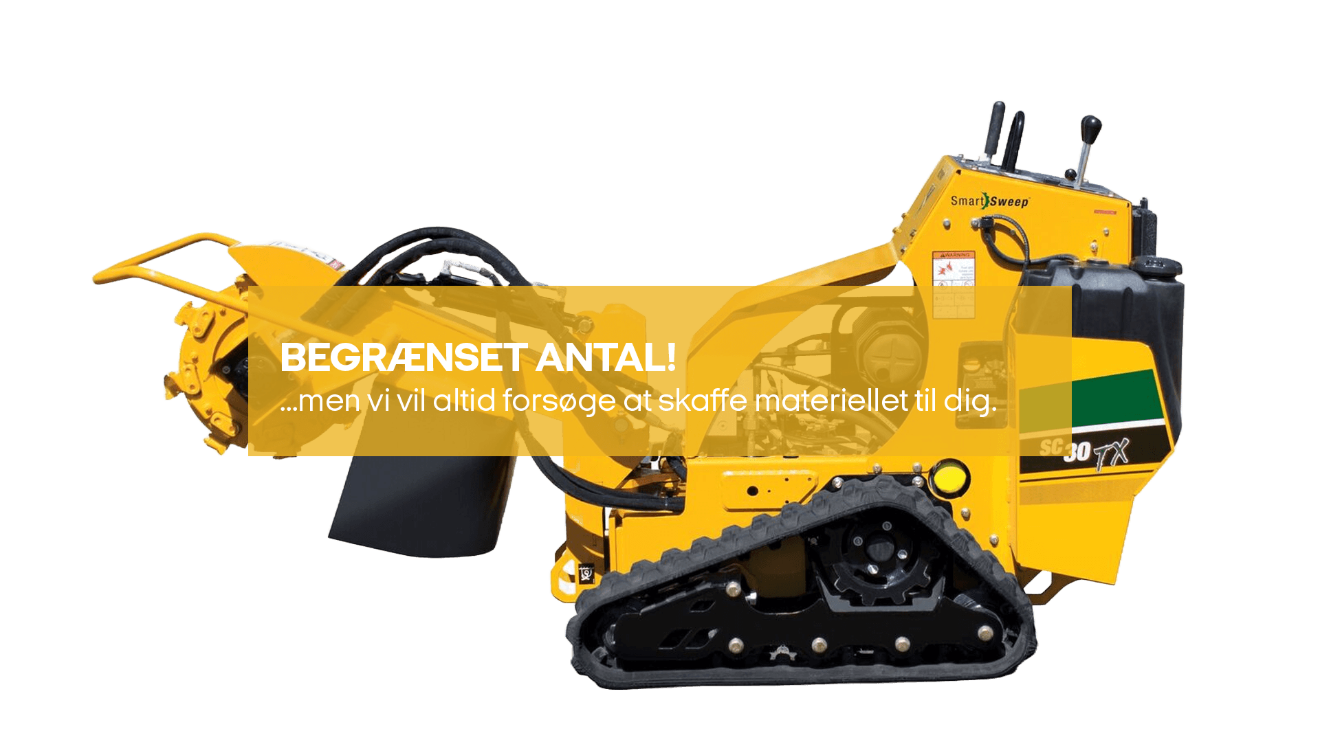 Rod/stubfræser, 18.6kW, Benzin, Bælter - (begrænset antal - kun i udvalgte afd.)*