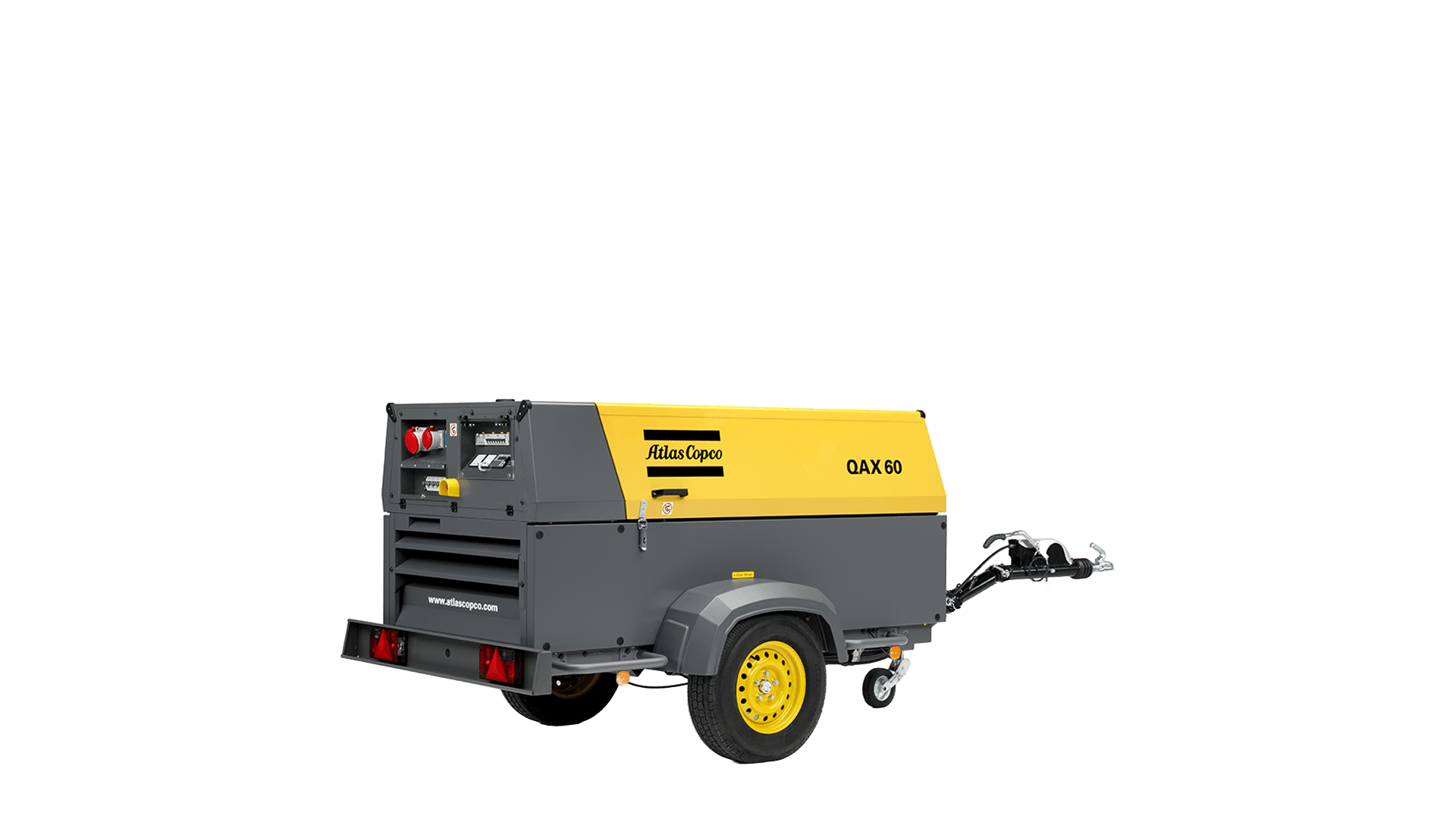 Trailermonteret generator, 60kVA (48kW)