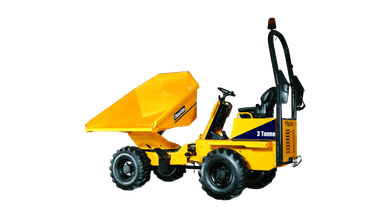 Dumper 3 T 1,85 m³ med højtip/svirvel