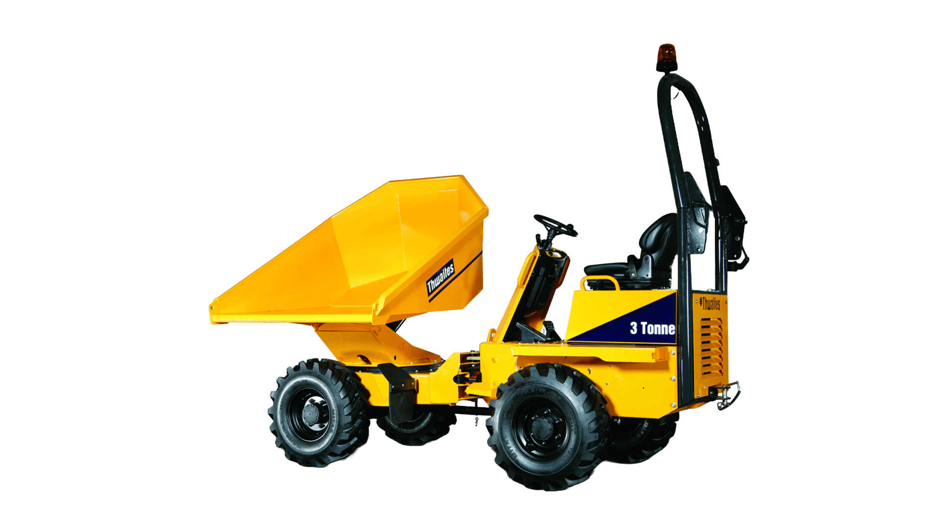 Dumper 3 T 1,85 m³ med højtip/svirvel