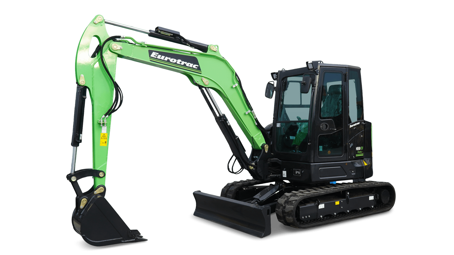 Gravemaskine 6 ton batteri og lader