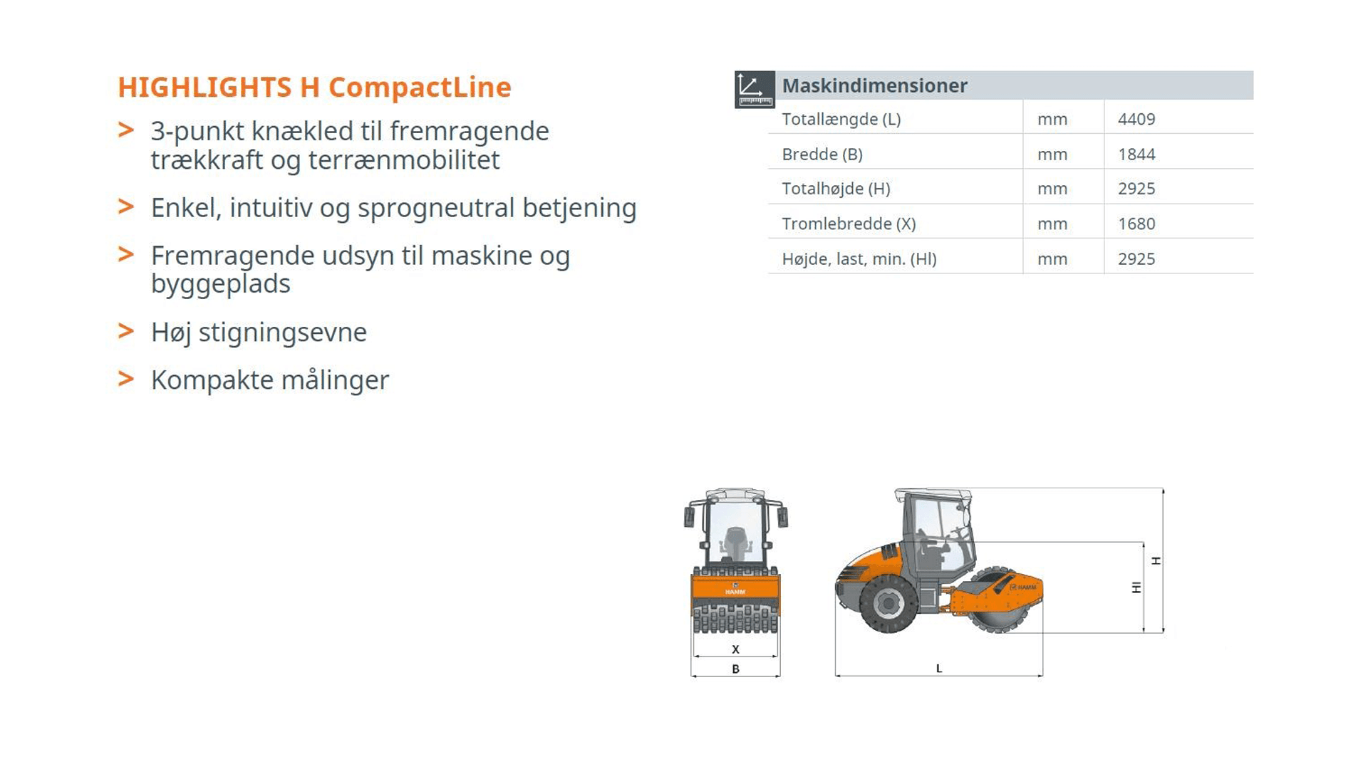 Tromle (valsetog) 7 T råjord fast forfod