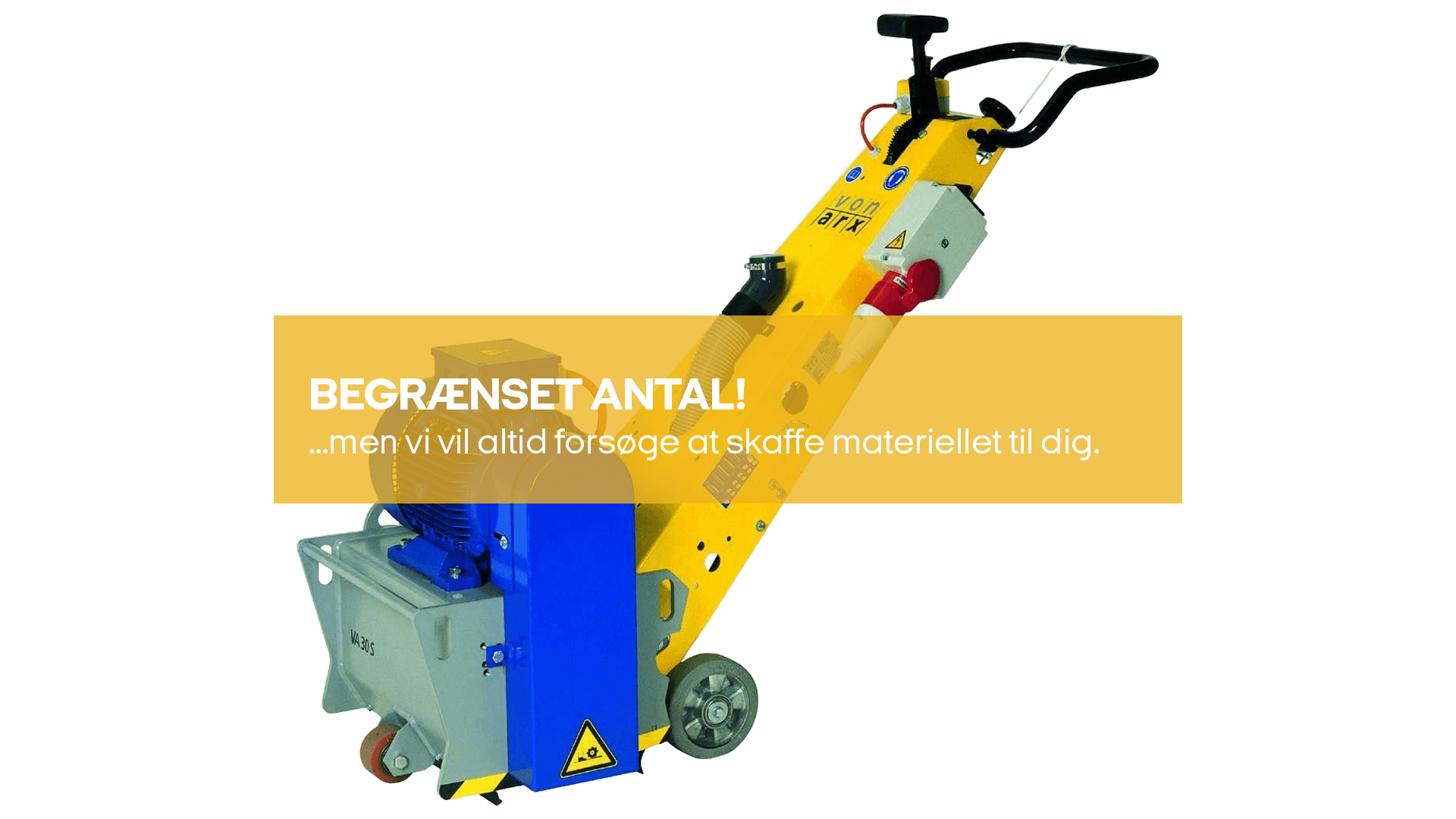 Betonfræser 300mm 400V (begrænset antal - kun i udvalgte afd.)*