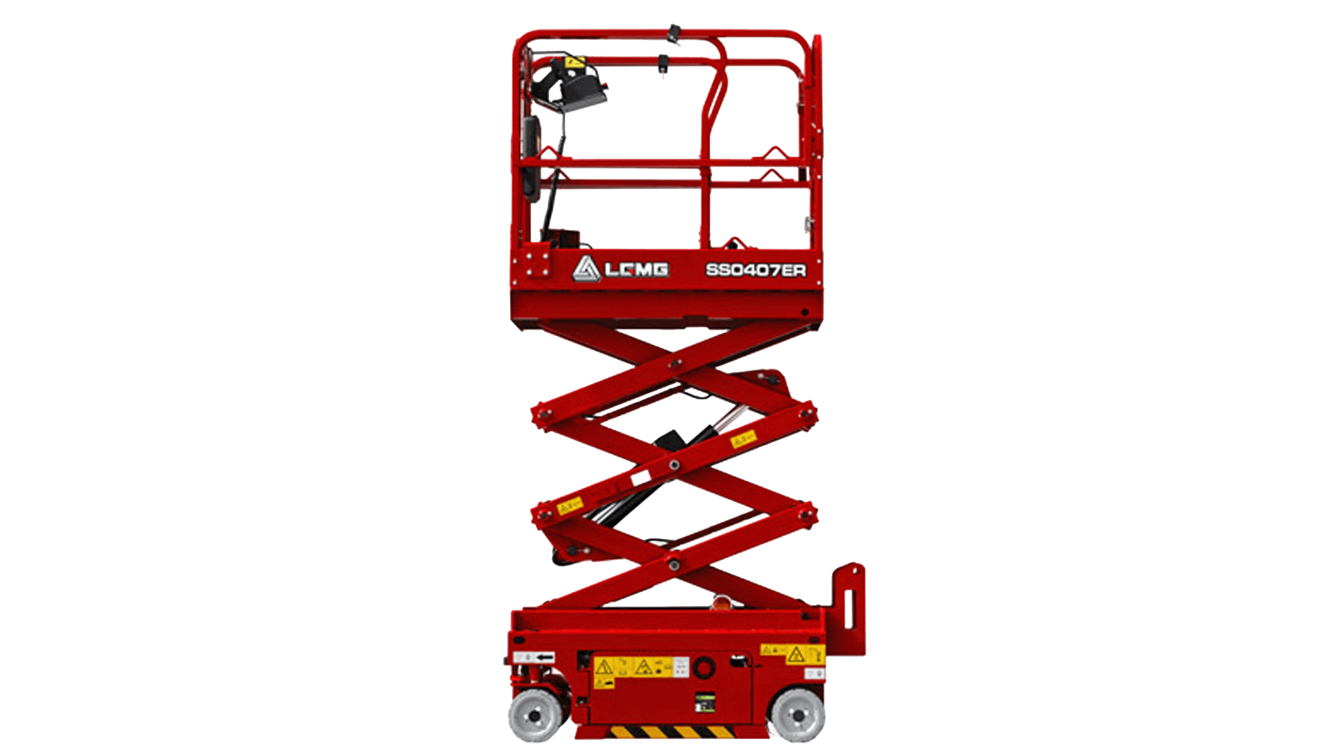 Saxlift, Batteri, indendørs, ca. 5.7m, smal