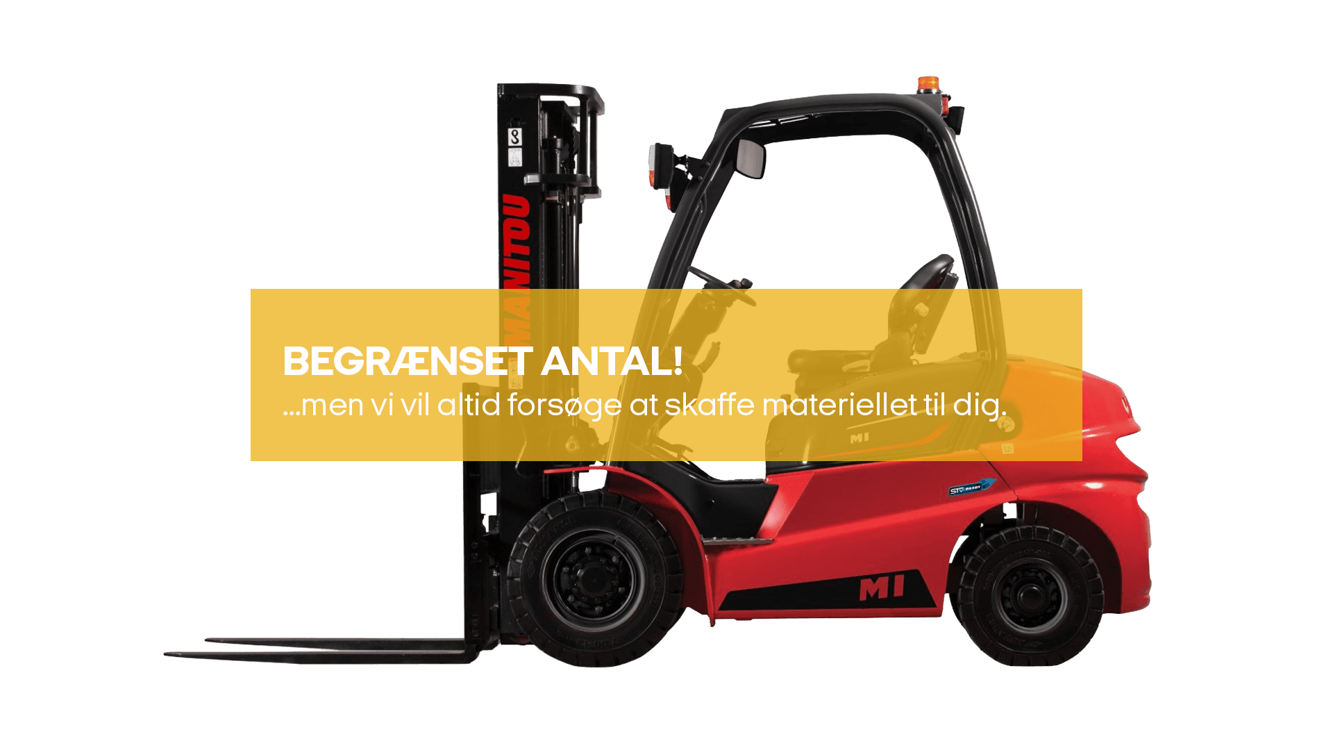 Gaffeltruck diesel 3,5 T - 4,0 T - (Begrænset antal - kun i udvalgte afd.)*