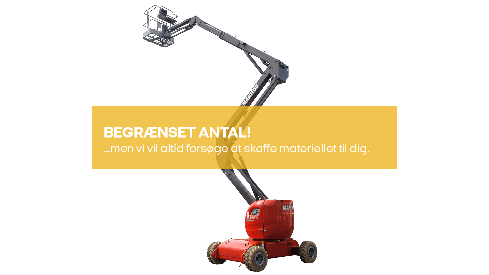 Bomlift hybrid 15 m - (begrænset antal - kun i udvalgte afd.)*