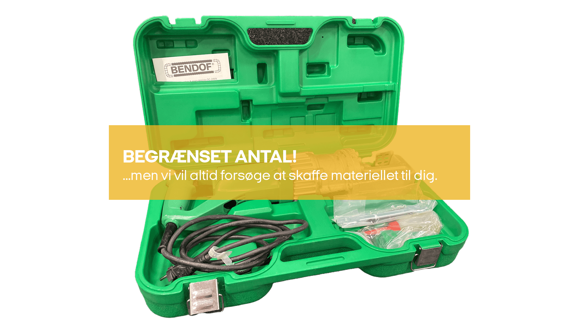 Jernklipper 230V 20mm håndholdt (begrænset antal - kun i udvalgte afd.)*