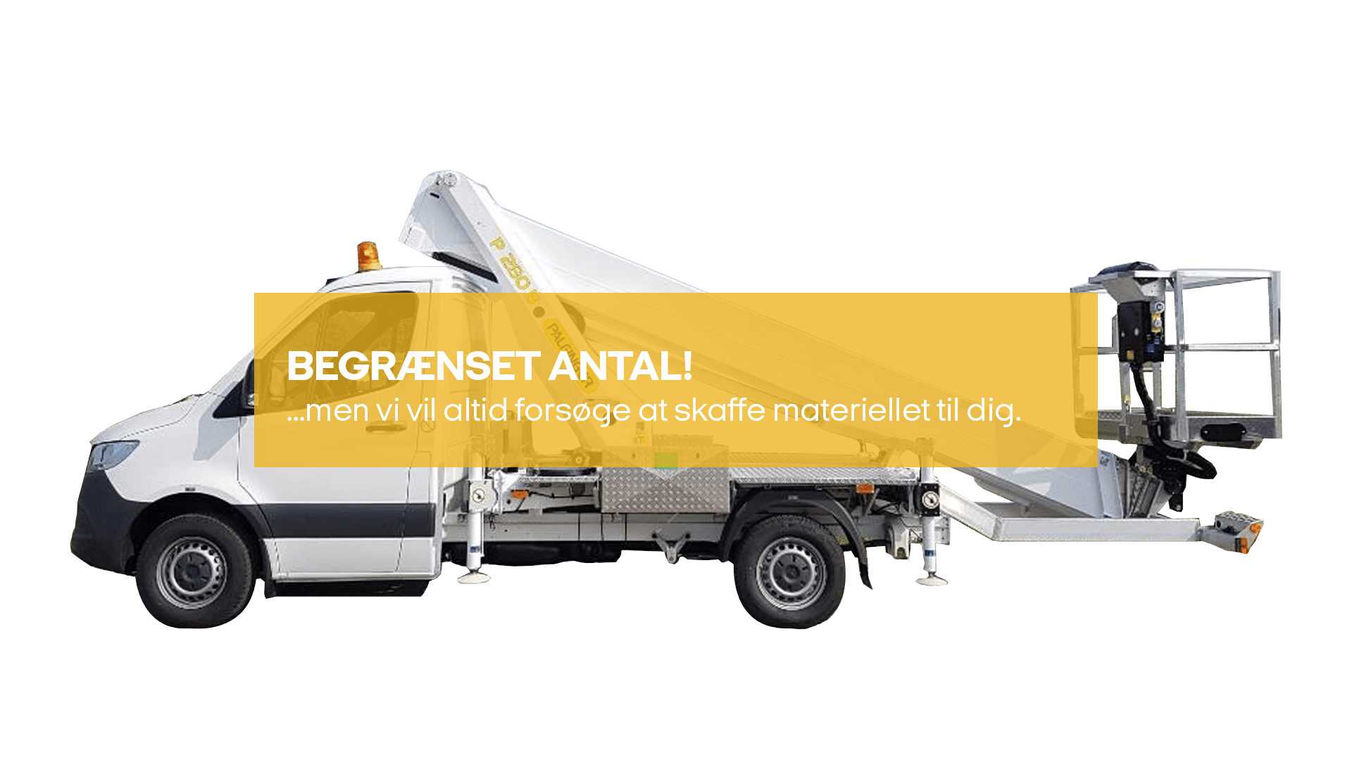 Billift, ligearm, 28m, u. fører (begrænset antal - kun i udvalgte afd.)*