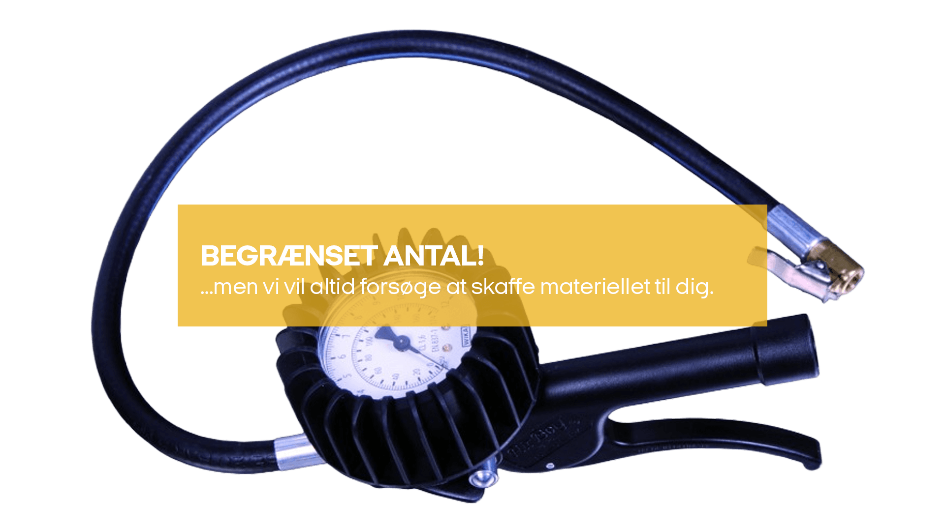 Styreagg. med manometer (begrænset antal - kun i udvalgte afd.)*