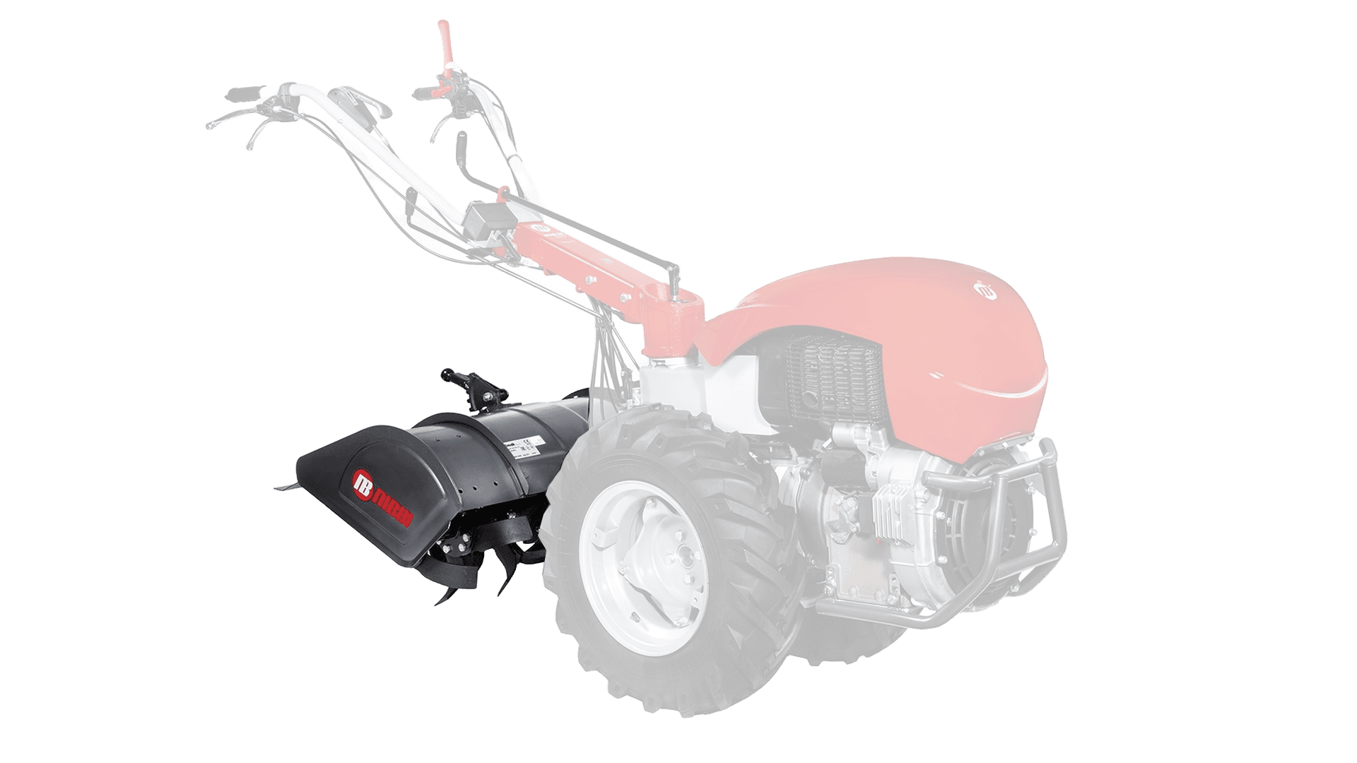 Fræser til 2-hjulet traktor