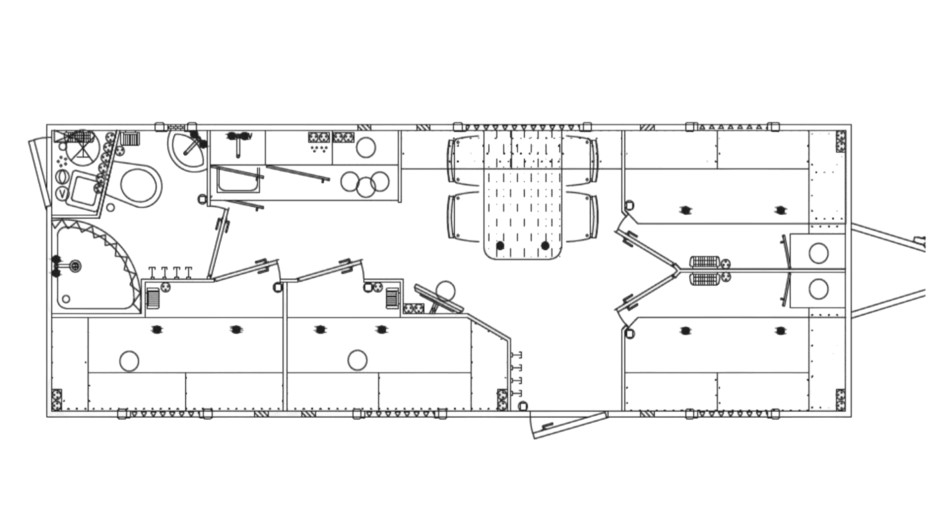 Beboelses Letvogn m. 4 rum & kværn