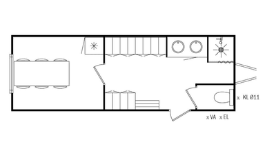 Mandskabsvogn, 6 pers. m/ kværn og sidedør