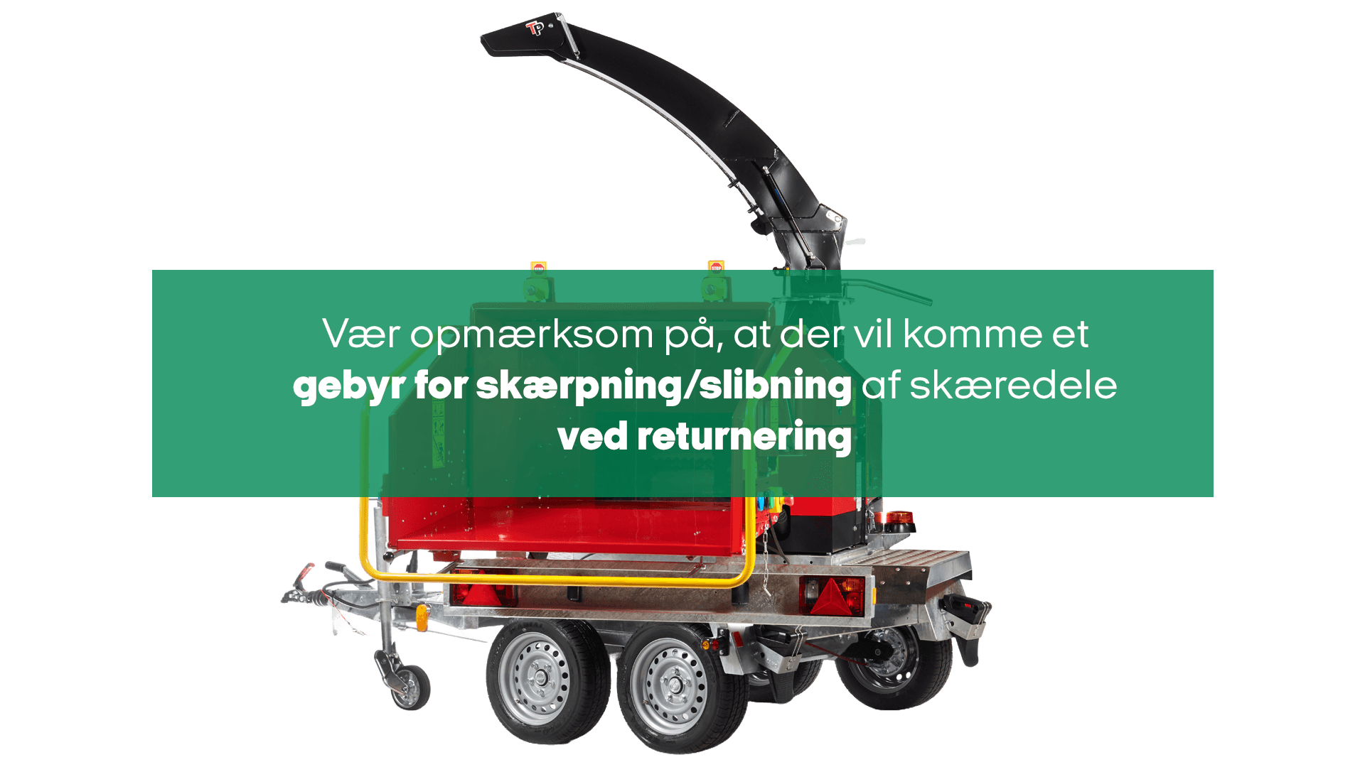 Wood Chipper, Trailermounted 7"- 8"